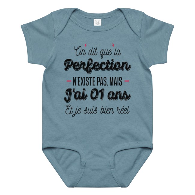 Body bébé personnalisé 100% coton peigné – Cadeau naissance confortable (2)