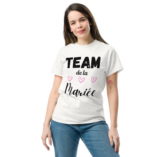 T-shirt Team de la Mariée - Cadeau Enterrement Vie Jeune Fille EVJF (5)