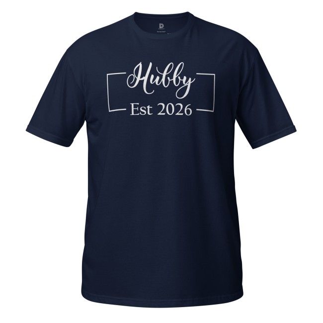 Pack T-Shirts Couple Hubby & Wifey Est 2026 (2)