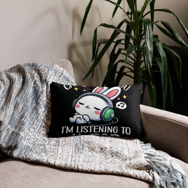 Coussin K-Pop Personnalisé – Just a Girl Who Loves K-Pop – Déco Kawaii Design Exclusif (2)