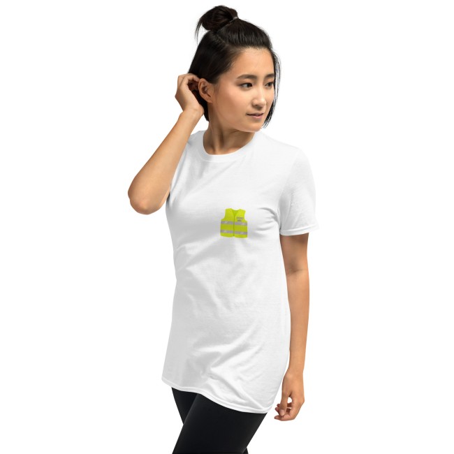 T-shirt Gilet Jaune 2026 Blanc (Cœur) (2)