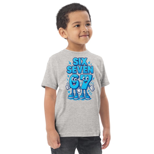 T‑shirt enfant “Six Seven 67” – mignon, fun et dans la tendance brainrot (5)