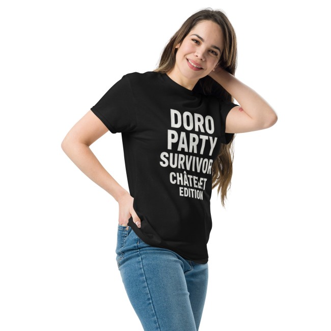 T-shirt “Doro Party Survivor – Châtelet Edition” Édition Limitée 2025 (3)