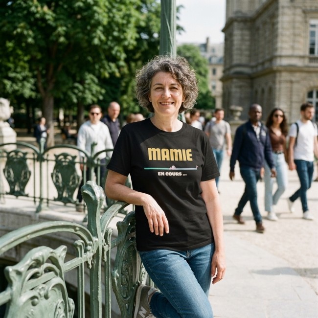 T-shirt Humour Mamie En Cours