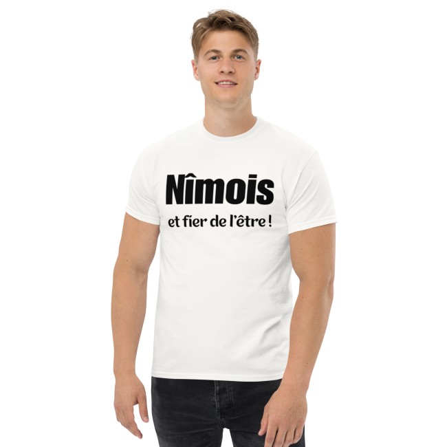 T-shirt Nîmois et fier de l’être – Haut personnalisé ville de Nîmes (3)