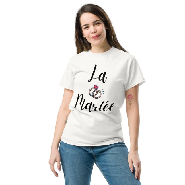 T-shirt La Mariée - Cadeau Future epouse - Enterrement Vie jeune fille EVJF (5)