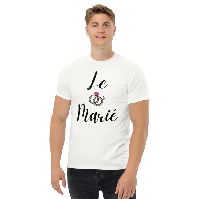T-shirt Le Marié - Cadeau Futur Mari Enterrement Vie Garçon EVG (2)