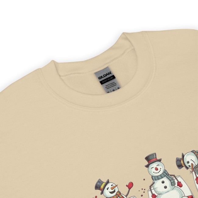 Sweat Noël Drink Drank Drunk . Bonhommes de Neige Fun . Pull Unisexe Hiver . Idée Cadeau Noël Originale (3)