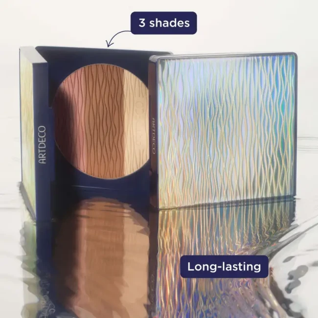 All Seasons Bronzing Powder - Limited Ocean Wave Design - Artdeco-capbeaute4