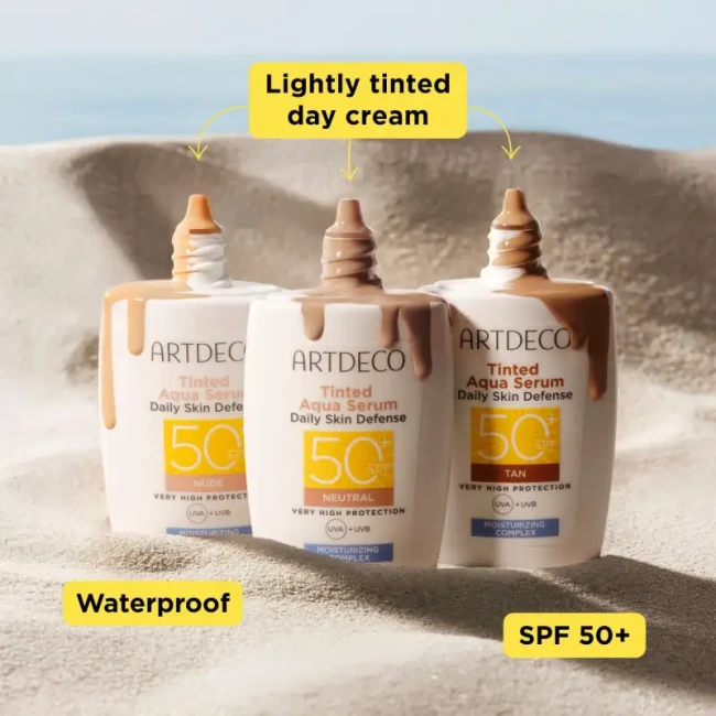 Tinted Aqua Serum Daily Skin Defense SPF50+ - Artdeco-capbeautevalerie5