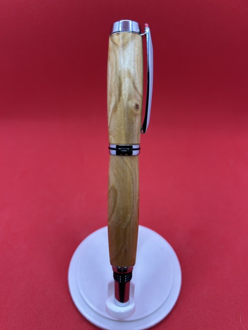 Roller en bois de Mirabellier de Moselle - détail du bois