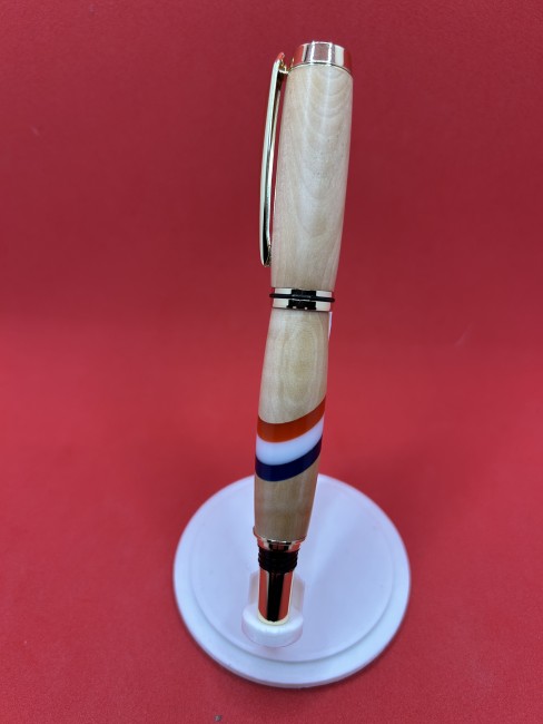 Mécanisme et finitions du roller artisanal en bois d’aubépine