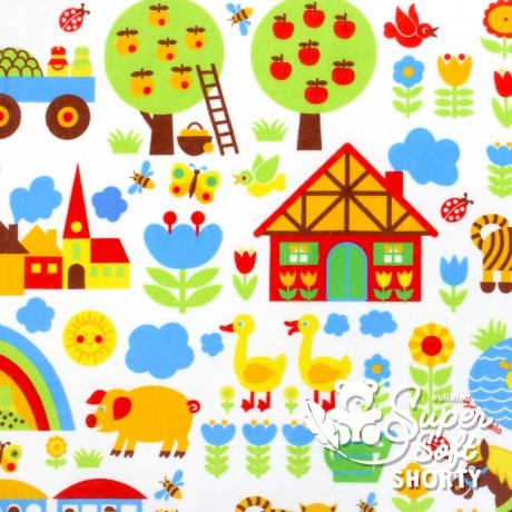 Tissu Kullaloo peluche shorty 1.5 mm 75 x 100 cm ferme 62340