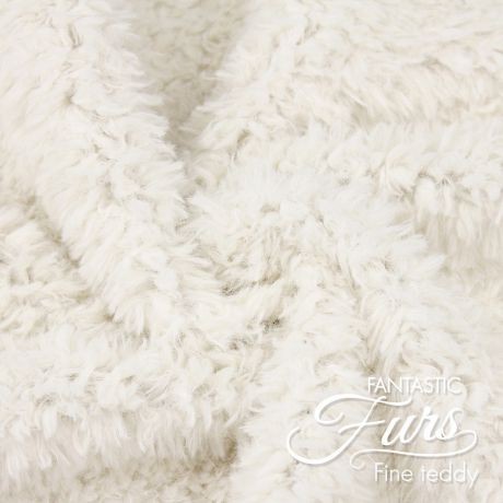 Tissu Kullaloo peluche fantastic 10 mm 75 x 100 cm ivoire 62400