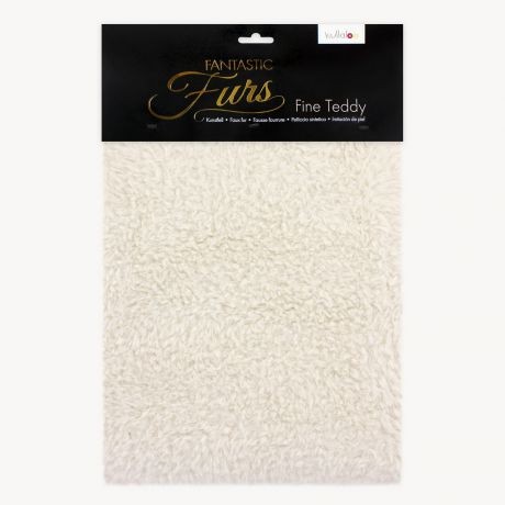 Tissu Kullaloo peluche fantastic 10 mm 75 x 100 cm ivoire 62400