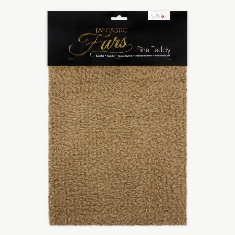 Tissu Kullaloo peluche fantastic 10 mm 75 x 100 cm brun 62402