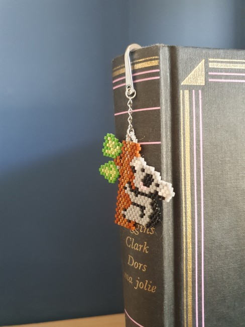 Marque-page koala - tissage fait main en perles Miyuki