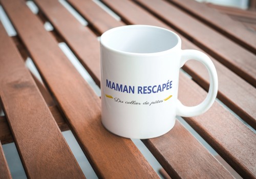 mug maman rescapé du collier de pâtes