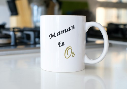 mug maman en or