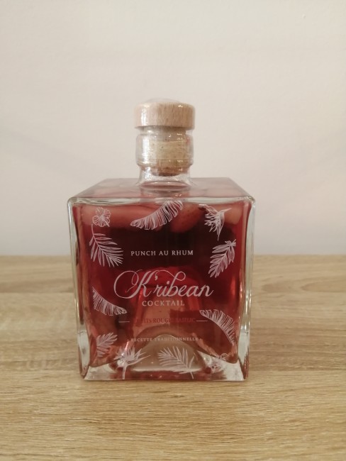 Punch au rhum fruits rouges basilic K'ribean cocktails