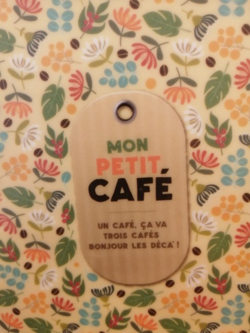 mini plateau message café