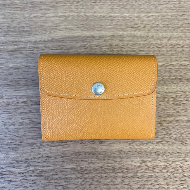 Porte-monnaie et porte-cartes Épure en cuir de veau grainé –...