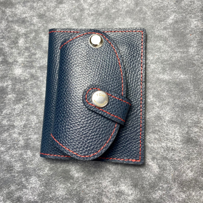 ensemble-porte-cartes-cuir-bleu-rose-artisanale-par-atelier-ydm-artesanato-herblay-sur-seine