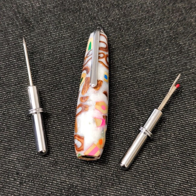 decoud vite fait main à offrir - accessoire pour découdre original - durable - utile - blanc marron vert rose 
