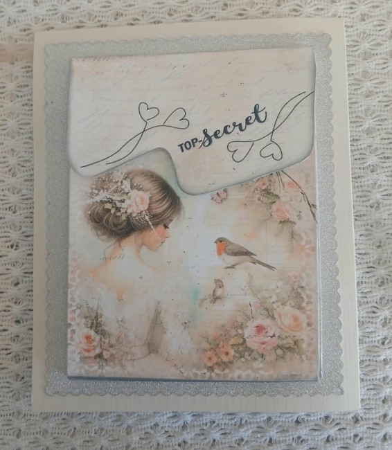 Carte toutes occasions marguerite blanche verso pochette cadeau p4