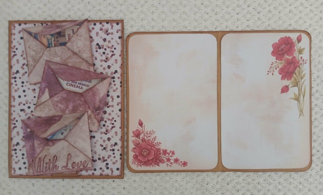 Carte Enveloppes mystères avec encart intérieur