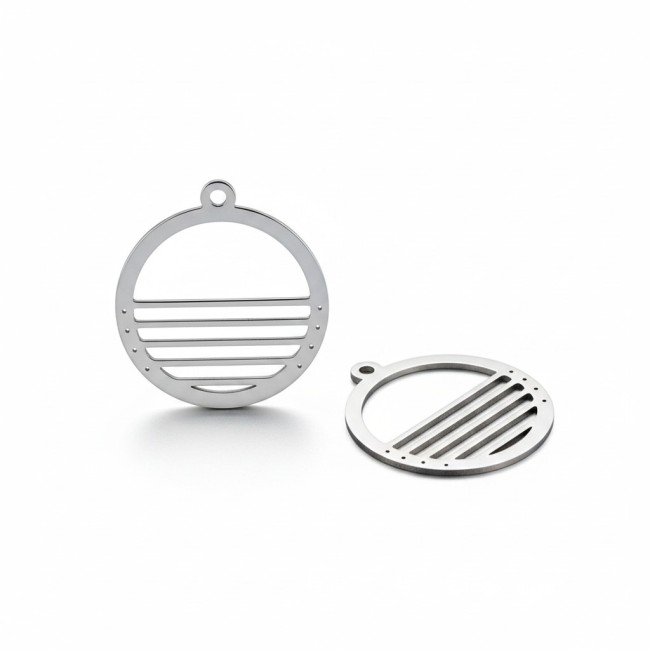 Connecteur rond en acier inoxydable 304 de 24 x 22 mm
