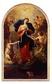 Marie qui défait des noeuds..