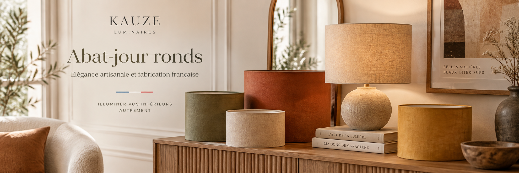 Abat-jour déco pour lampe à poser et lampadaire – Kauze Luminaires Paris