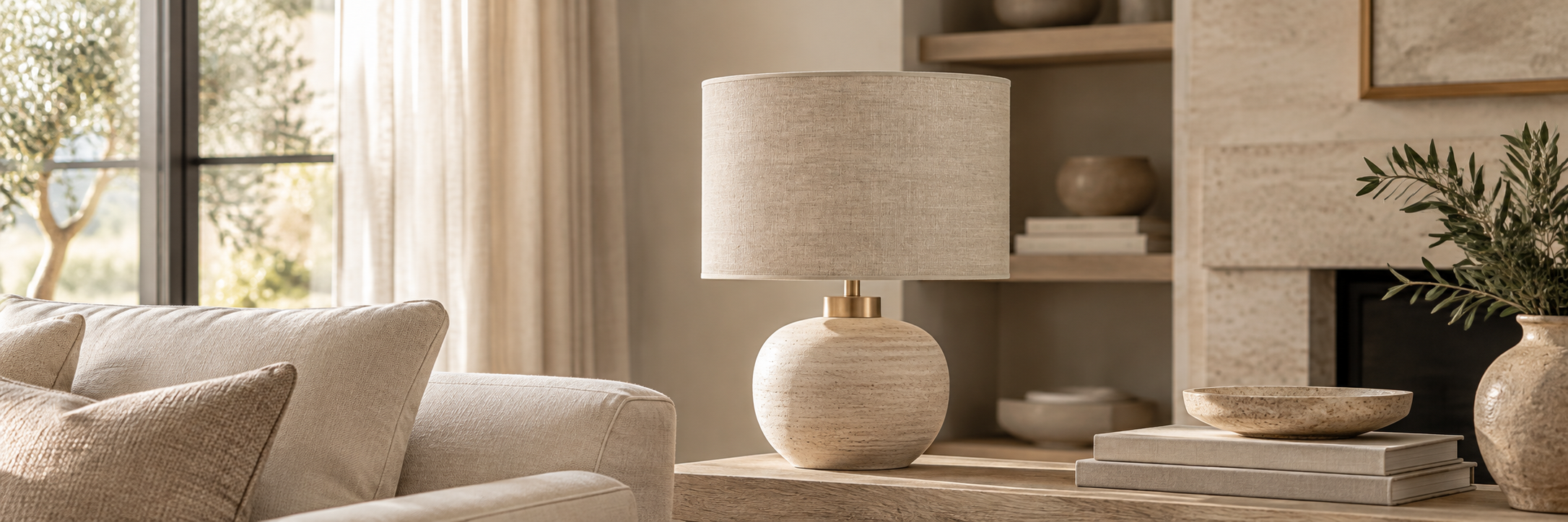 Abat-jour en lin pour lampe à poser et lampadaire – Kauze Luminaires Paris