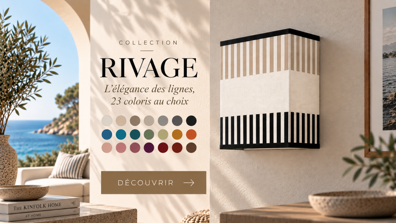 Applique murale déco rectangle design motifs graphiques