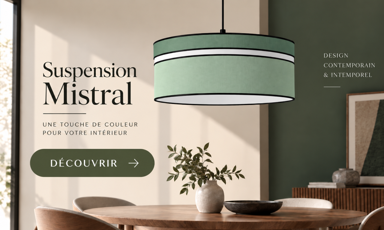 suspension design chic en coton 