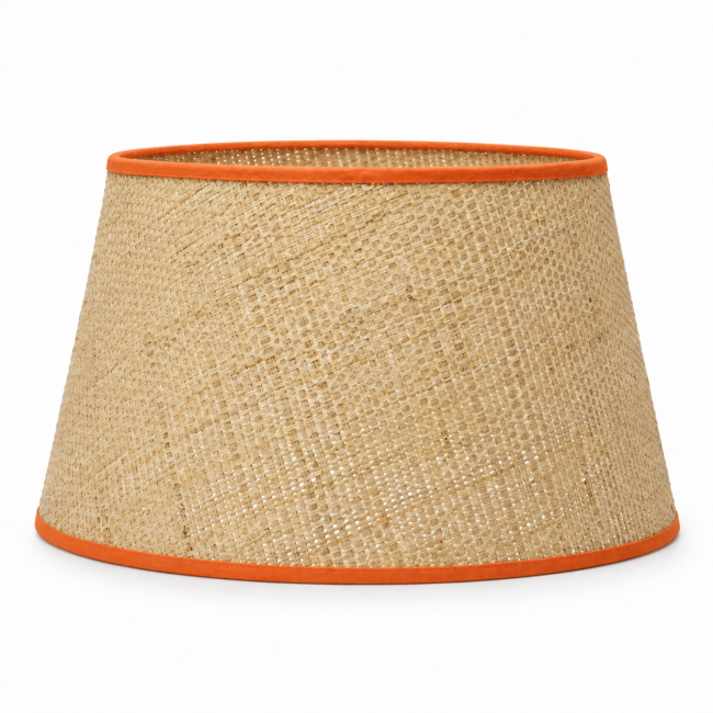 Abat-jour en raphia naturel pour pied de lampe – ZOLA