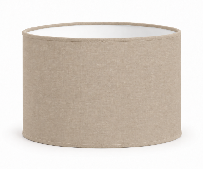 Abat-jour cylindrique beige sur mesure – KAUZE LUMINAIRES