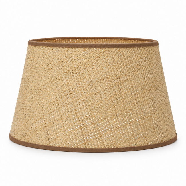 Abat-jour ZOLA en raphia naturel pour lampadaire