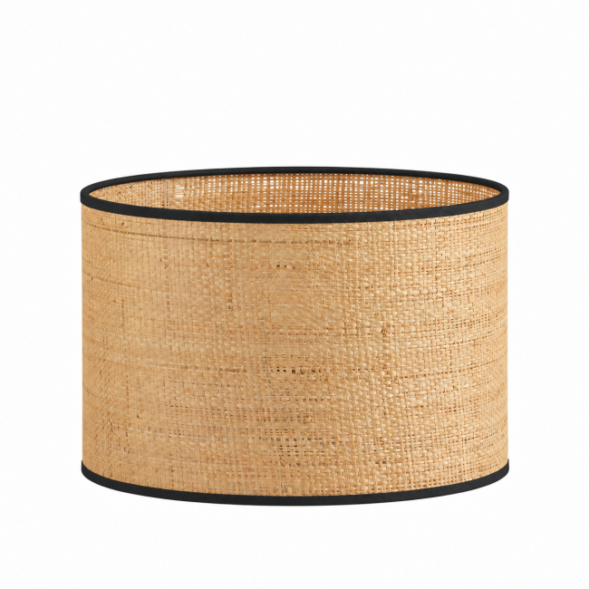 Abat-jour en raphia naturel pour décoration chaleureuse et cosy