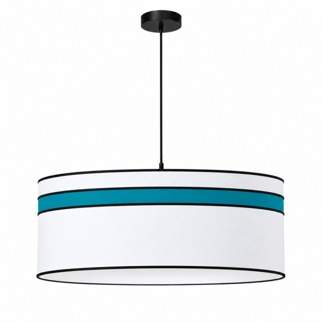 Suspension déco KELLY bleu canard