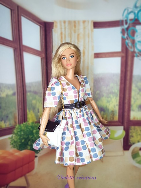 robe-barbie-motifs-pastel-avec-ceinture-en-simili (3)