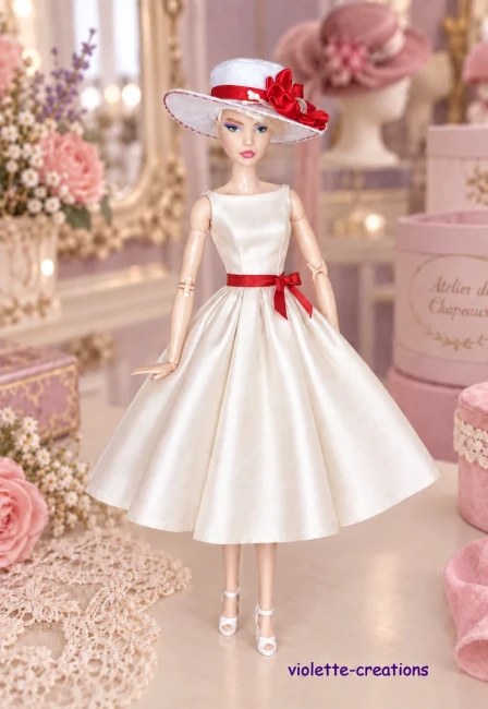 poupee-chapeau-robe-ivoire-sans-socle