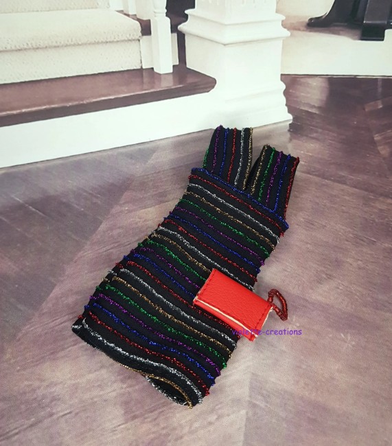 Robe Pailletée & Sac Rouge pour Barbie Curvy | Fait Main