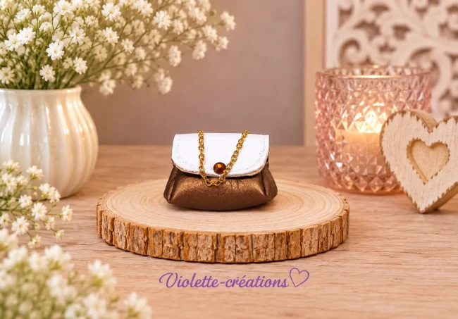 Sac pour poupée Barbie - Accessoire de Mode Indispensable pour une Poupée Élégante Mini Sac à main pour poupée Barbie avec chainette dorée , bouton strass