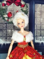 Poupée Barbie Collection – Mère Noël (Mattel), Avec Vêtements, état Neuf