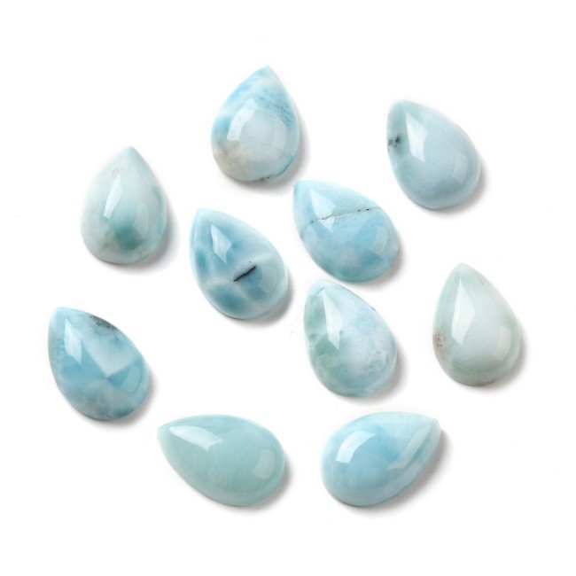 larimar cabochon goutte