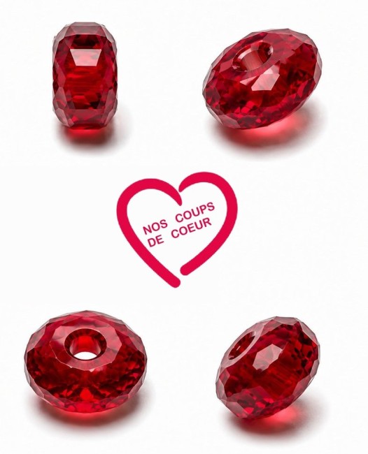 rondelle rouge rubis V9