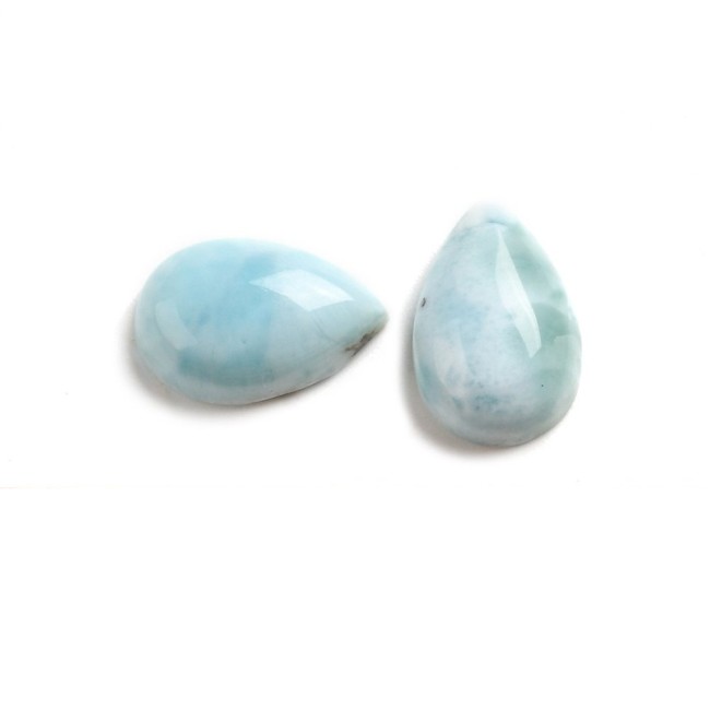 larimar cabochon goutte