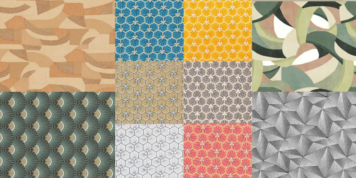 abat-jours Art déco - Géométriques 
